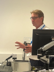 Professor Iredale speaking at an event